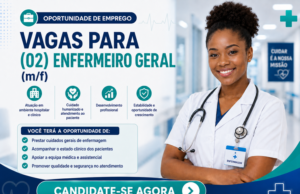 Vagas Para (02) Enfermeiro Geral (m/f)